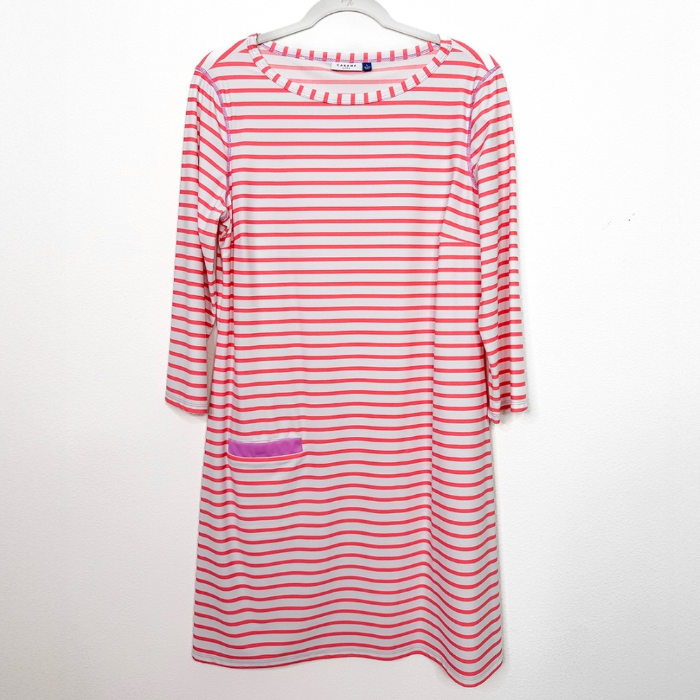 Cabana Life Striped Shift Dress - Size L